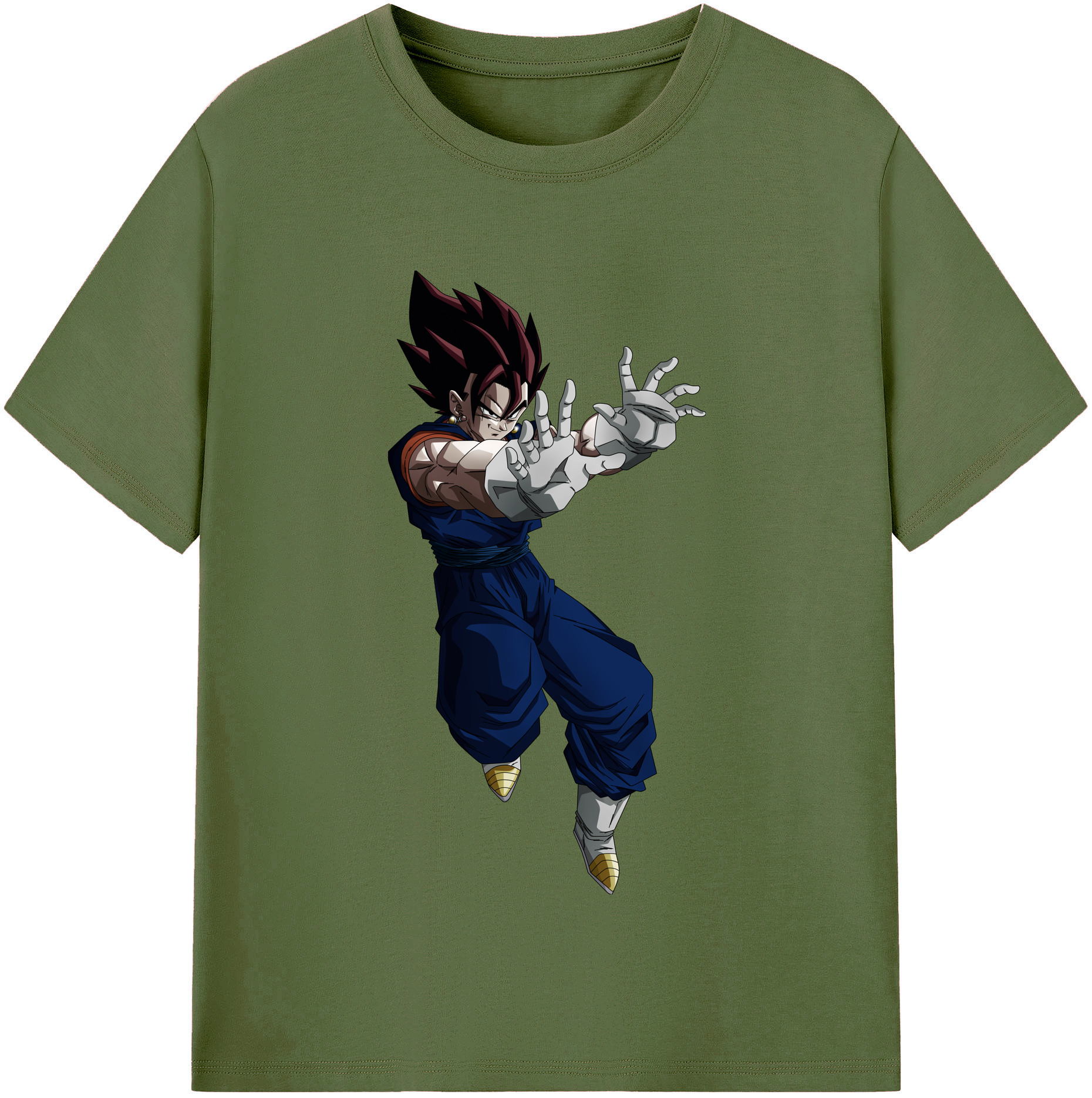 （画像用） ドラゴンボール ベジット DRAGON BALL Vegetto 綿100％半袖Tシャツ（フロントプリント）